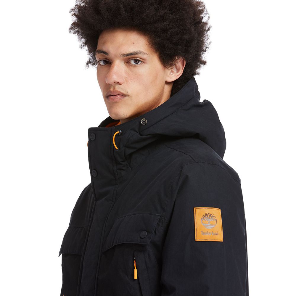 Timberland Mens Jackets Outdoor Heritage Expedition Parka - Black - India CM3045617